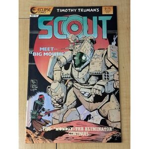 Scout 12 Eclipse Comics 1986 Timothy Truman Big Moishe Monday The Eliminator